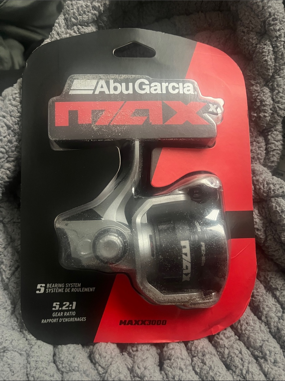 Abu Garcia Max X Spinning Reel - Black & Red